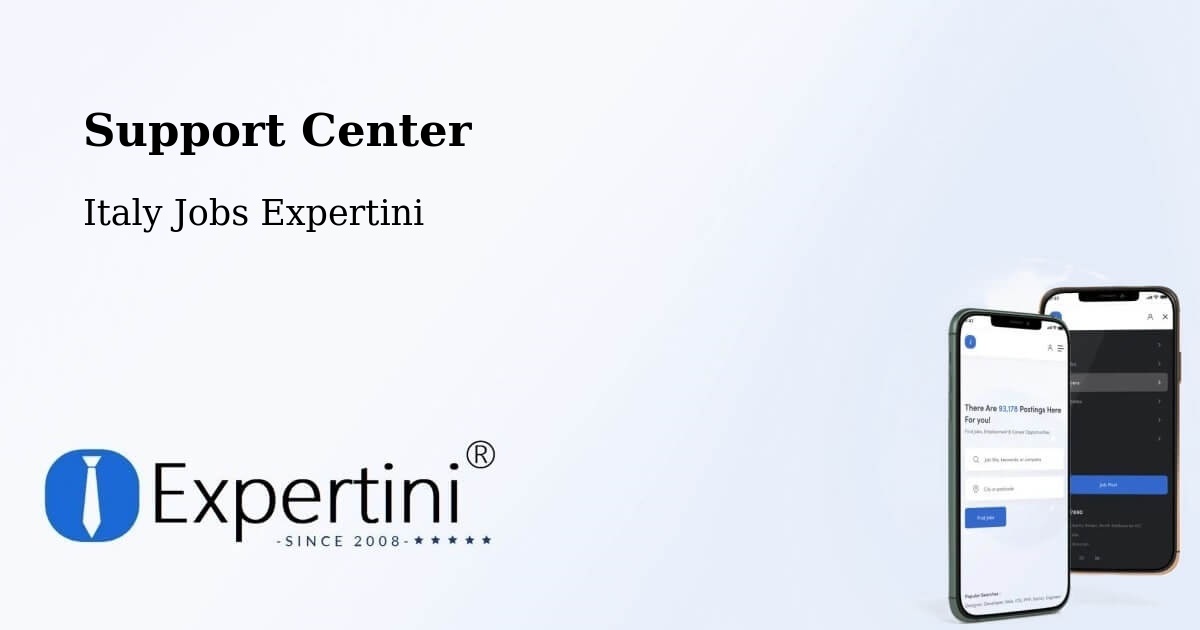 Support Services – Colli Del Tronto - Italy Jobs Expertini